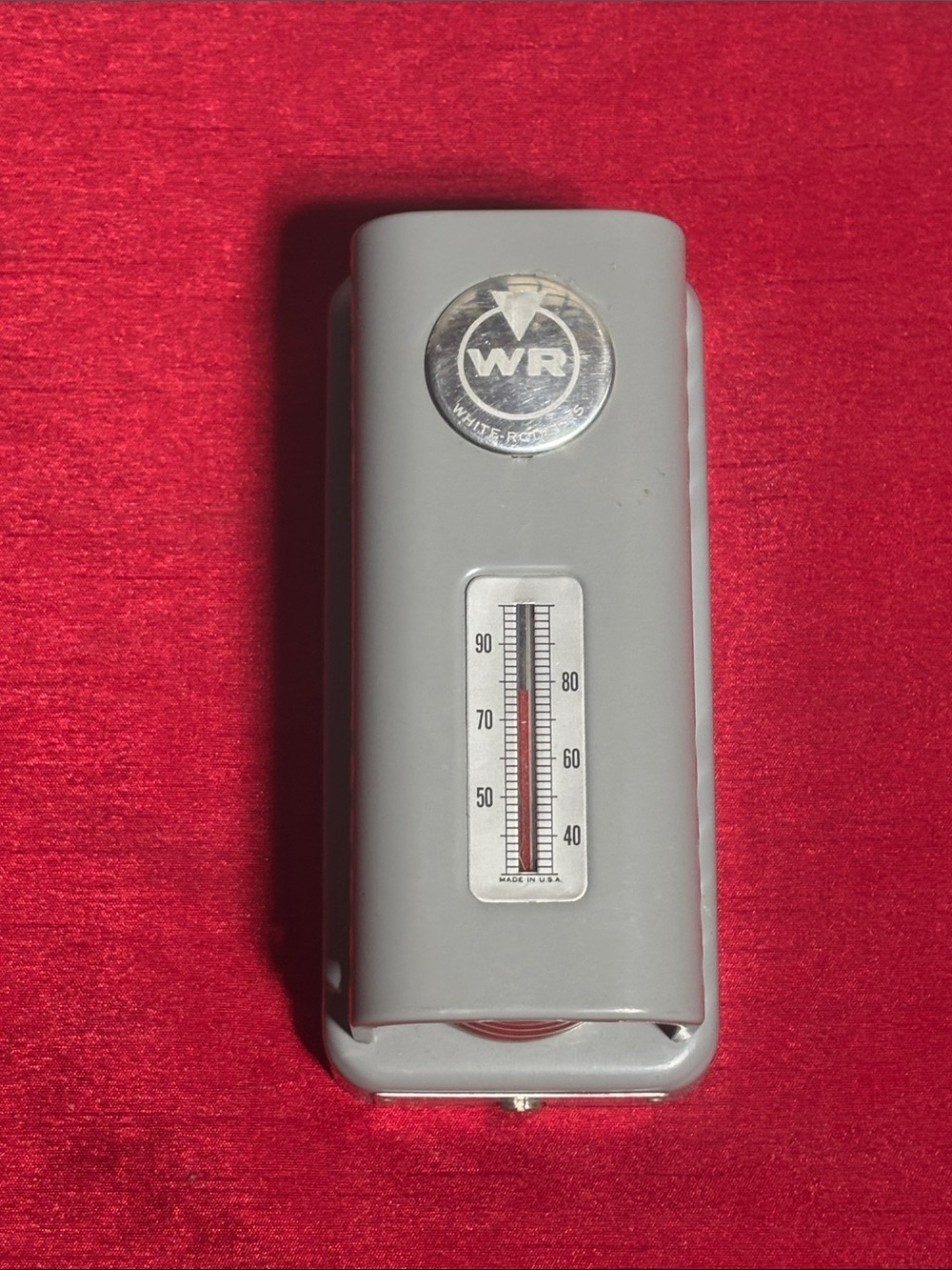 Vintage White-Rodgers 176-6 Line Voltage Room Thermostat 40-80°F Heavy Duty